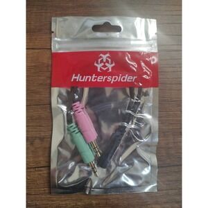 Headset Splitter Cable for PC 3.5mm Jack Headphone Convertors B15